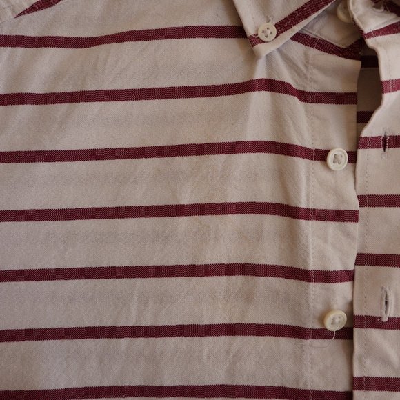 Saturdays Surf NYC Striped Short Sleeve Button Down - Picture 8 of 9